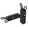 5000mAh Mini Portable Suction Cup Power Bank - Black