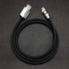 "Neon Chubby" Fast Charge Cable With Smart Light - Black