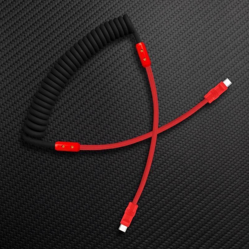 "Chubby Mood" Silicone Braided Fast Charging Cable #711