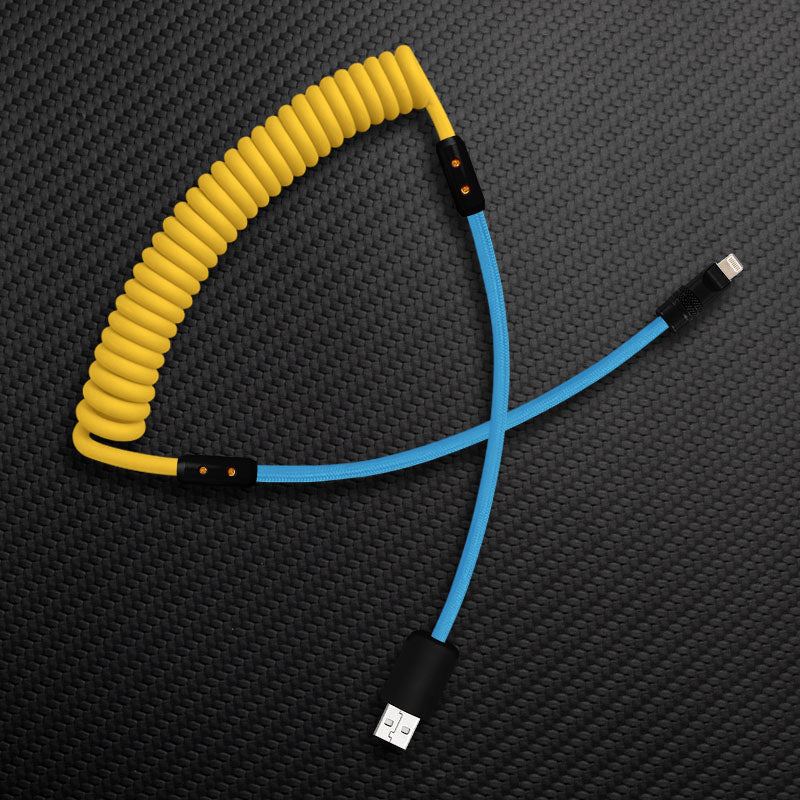 "Chubby Mood" Silicone Braided Fast Charging Cable #528