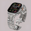 Titanium Alloy Metal Steel Watch Band For Apple Watch - Silver