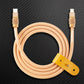 "Desert Titanium" Luxury Gold Charging Cable for iPhone 16 ProMax