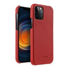 "Chubby" Anti-Shatter Leather Phone Case for iPhone - Red