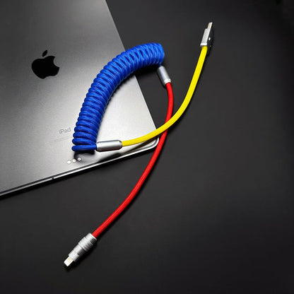 "Colorblock Chubby" Spring Charge Cable