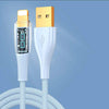 "See Through Me" 100W Transparent Fast Charge Cable - Blue