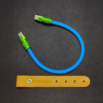 "Color Block Chubby"  Power Bank Friendly Cable