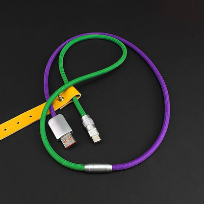 "Color-blocking Chubby" Charge Cable