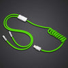 "Chubby Plus" 2 IN 1 Fast Charge Cable (C+Lightning) - Green