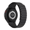Silicone Magnetic Band For Samsung/Garmin/Fossil/Others - Black